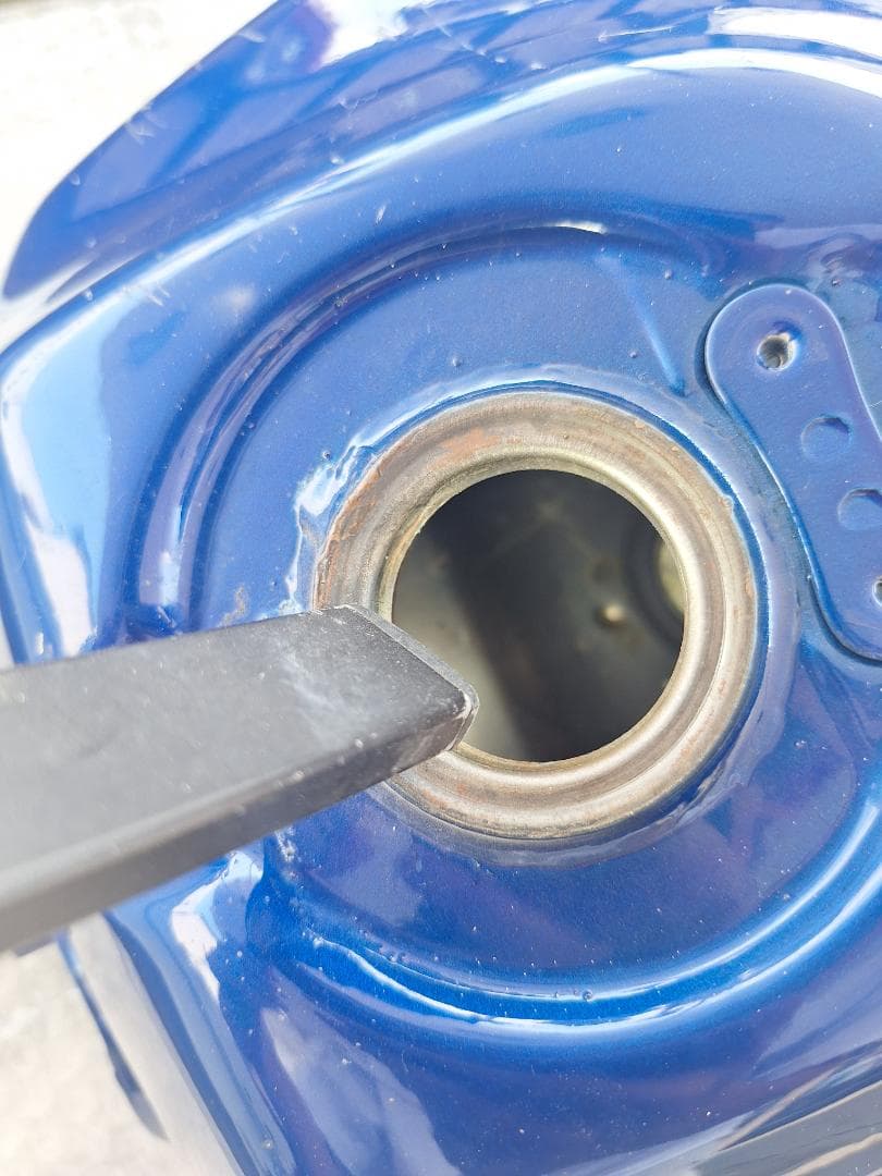 ホンダ VF750F タンク 青/白