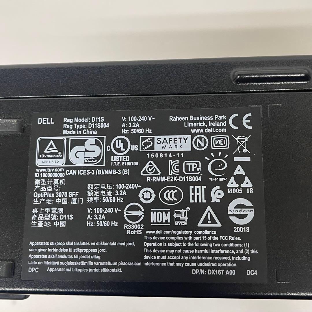 Windowsデスクトップ #440 Dell OptiPlex 3070 i5-9500 8GB 256G