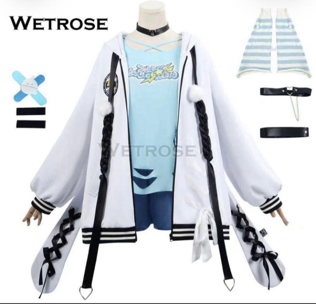 コスプレ衣装　 ホロライブ　水宮枢 ウィッグ付XL
