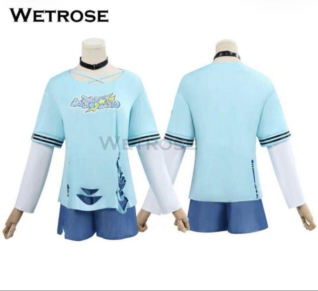 コスプレ衣装　 ホロライブ　水宮枢 ウィッグ付XL