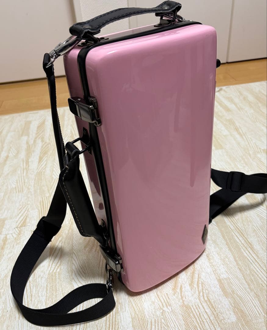 【値下げ】MARCATTO パステルピンク Bbクラリネットケースリュックタイプ