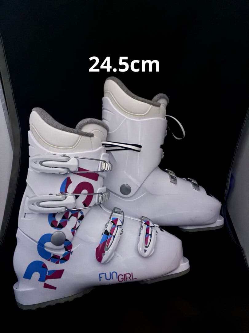 使用少！美品ROSSIGNOL FUNGIRL スキーブーツジュニア24.5cm