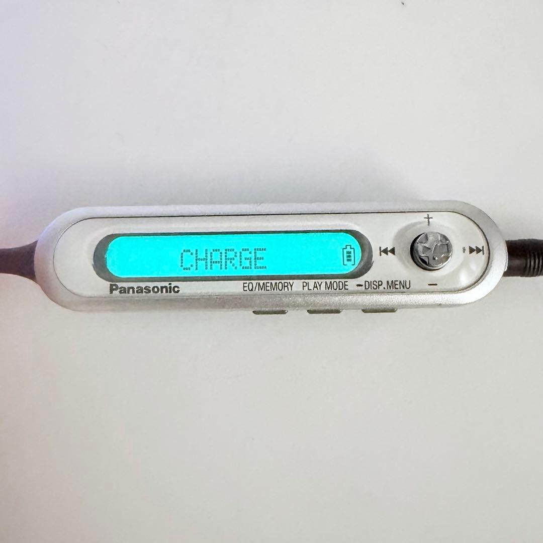 パナソニック ポータブルMDプレーヤー SJ-MJ59 シルバー 通電確認OK