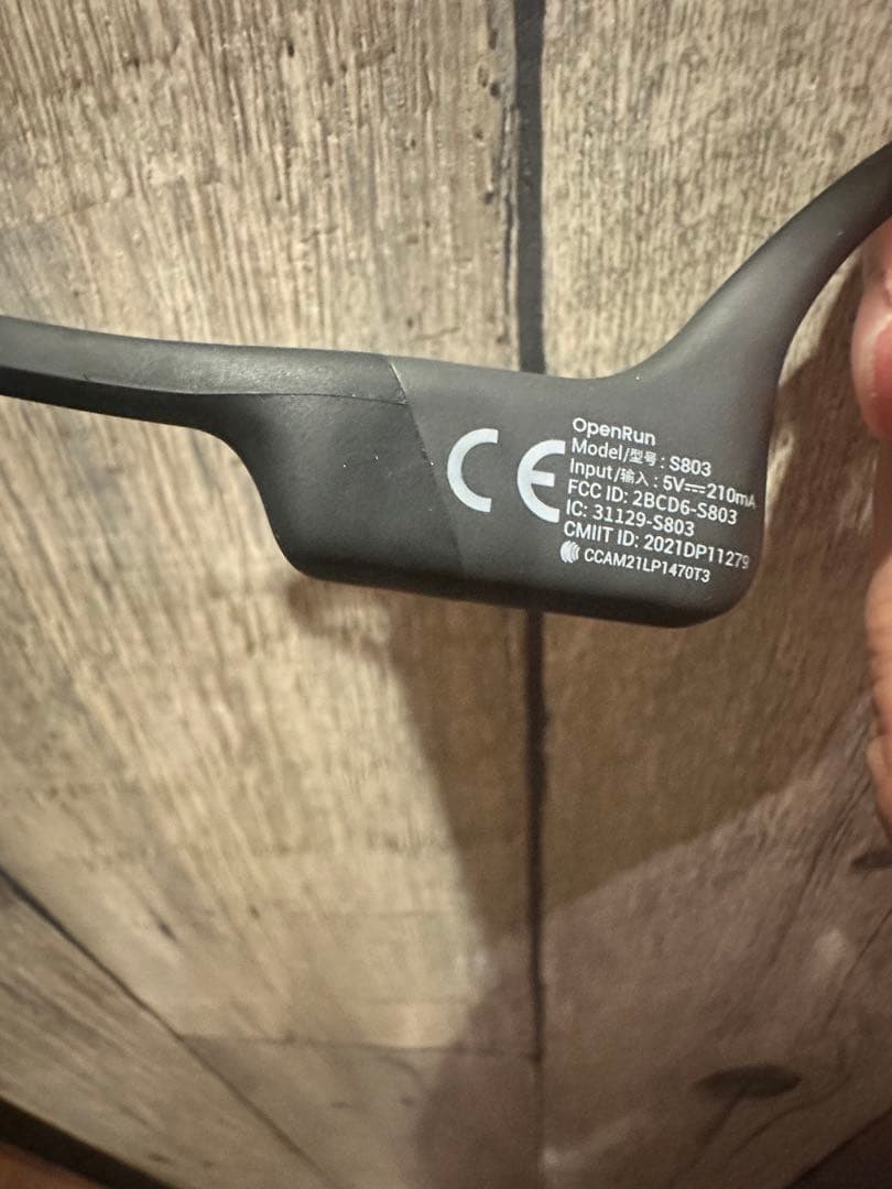 SHOKZ 骨伝導イヤホン ブラック open run