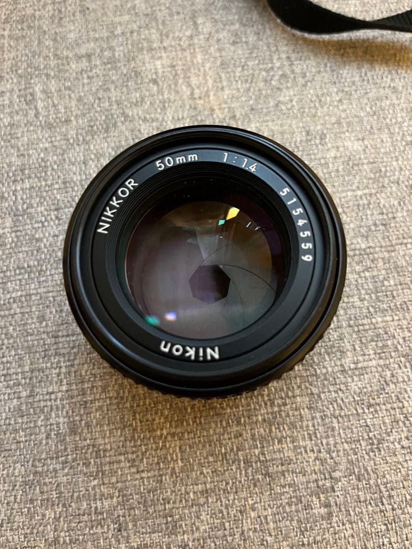 Nikon FE ブラック フィルムカメラ　NIKKOR 50mm F1.4s