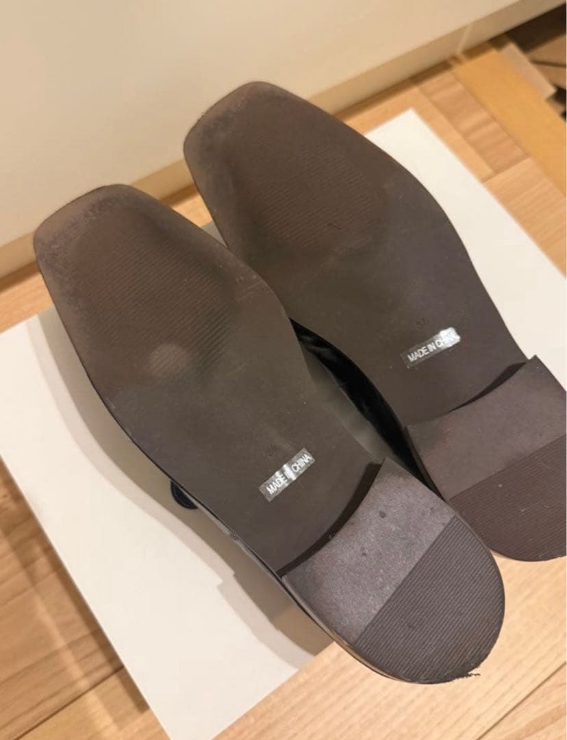 【TODAYFUL】36/Squaretoe Gather Loafers