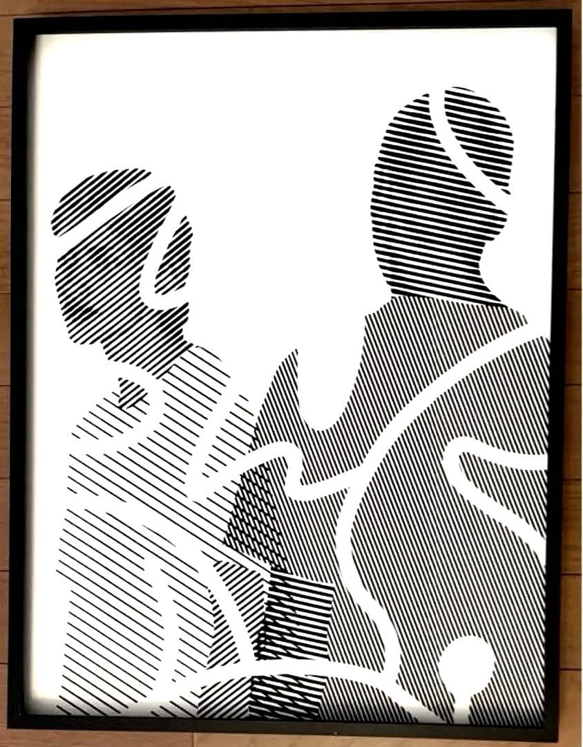 【額装済】aicon シルクスクリーン　版画　エディション20