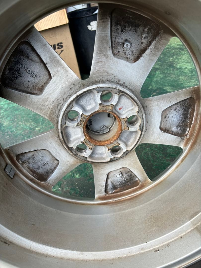 17インチハリアー純正ホイールタイヤセット　4本　 ホイールのみ購入可能！