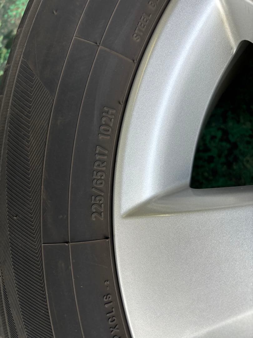 17インチハリアー純正ホイールタイヤセット　4本　 ホイールのみ購入可能！