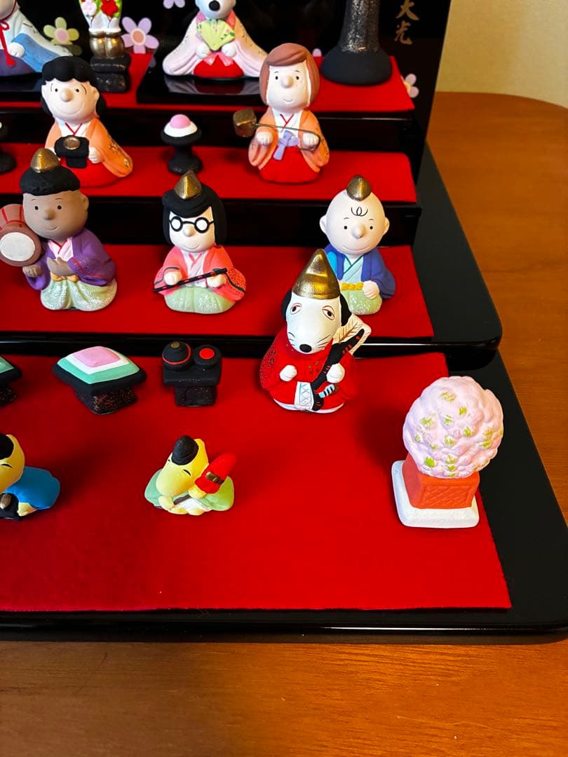 SNOOPY スヌーピー ひな人形 段かざり 吉徳大光