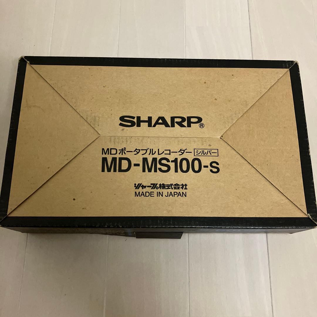 SHARP ポータブルMDレコーダー Mini Disc MD-MS100-s