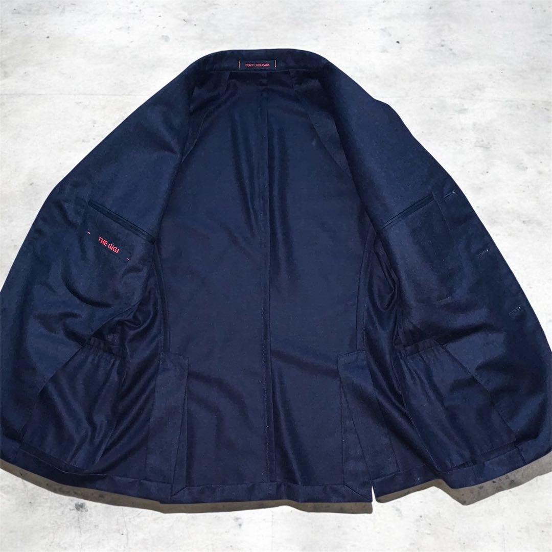 新品未使用 THE GIGI ネイビー フランネル スーツ/44/セットアップ
