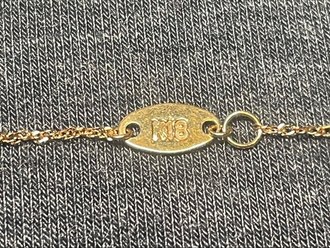 クレージュ　K18ハートネックレス