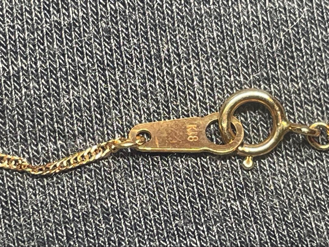 クレージュ　K18ハートネックレス