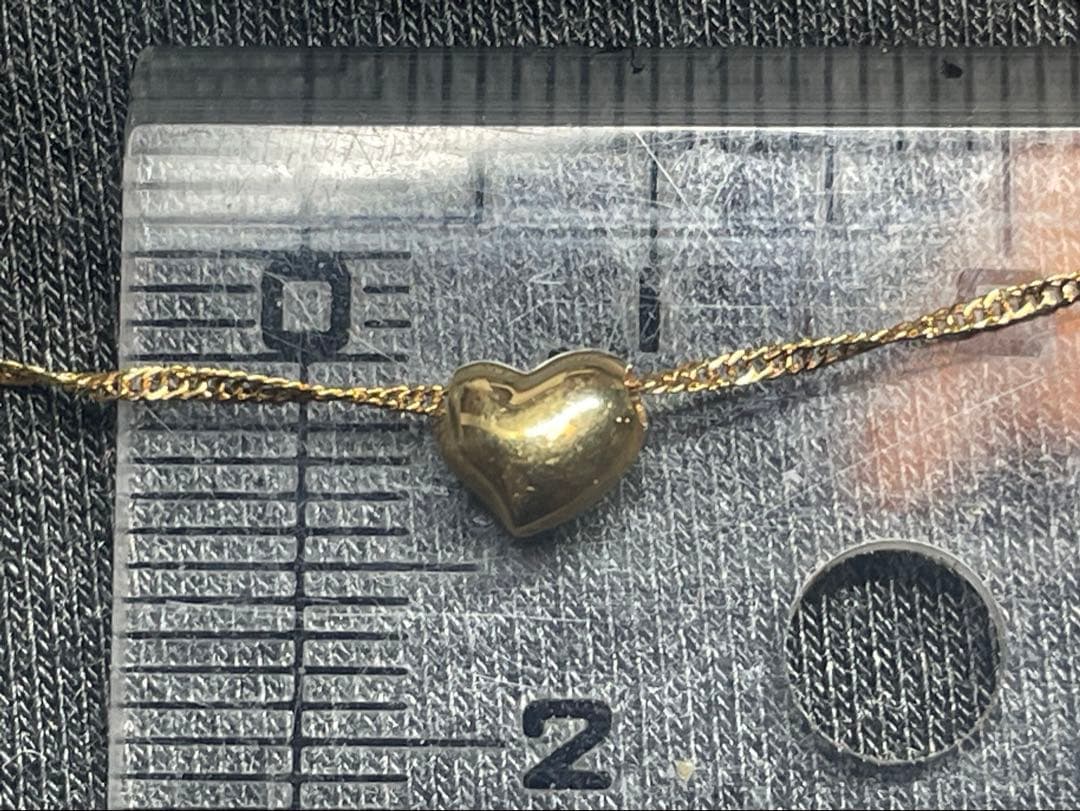 クレージュ　K18ハートネックレス