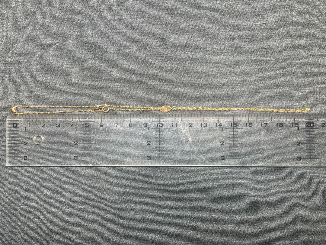 クレージュ　K18ハートネックレス