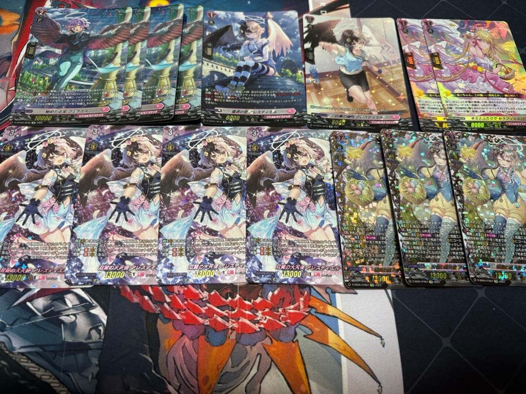 ヴァンガード 双翼の大天使 アレスティエル LSR 他　デッキ　パーツ