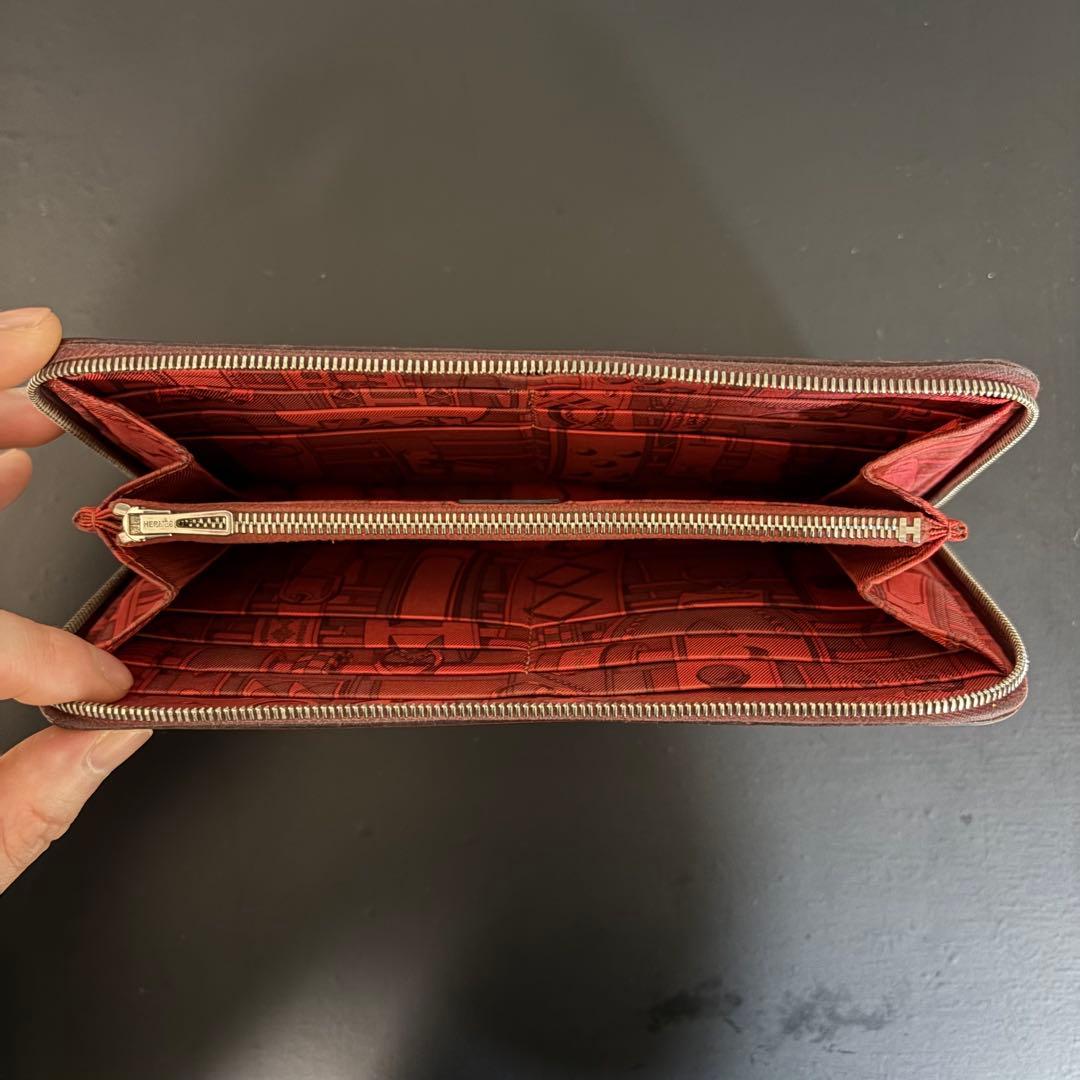 HERMES アザップロング シルクイン ボルドー ◻︎I刻印