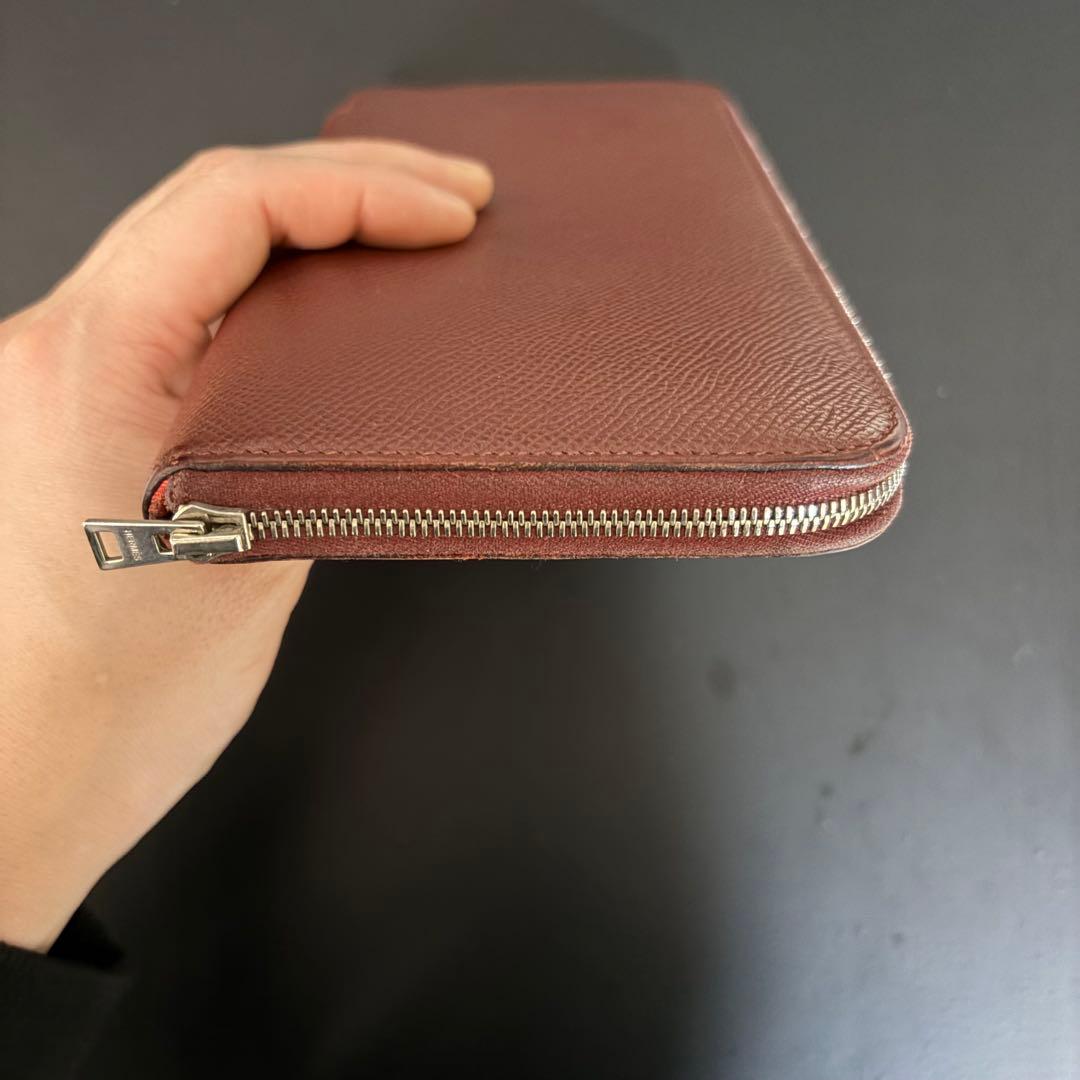 HERMES アザップロング シルクイン ボルドー ◻︎I刻印