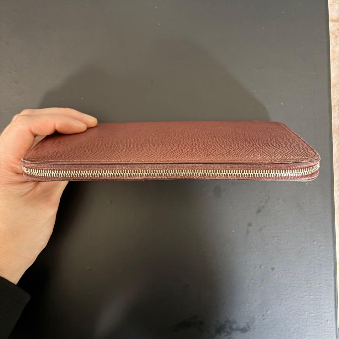 HERMES アザップロング シルクイン ボルドー ◻︎I刻印