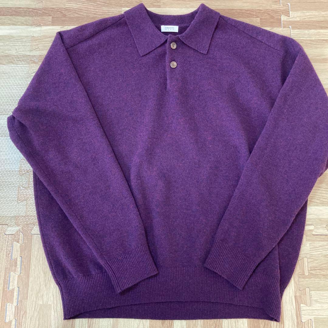 トップス crepuscule/M-G Knit Polo