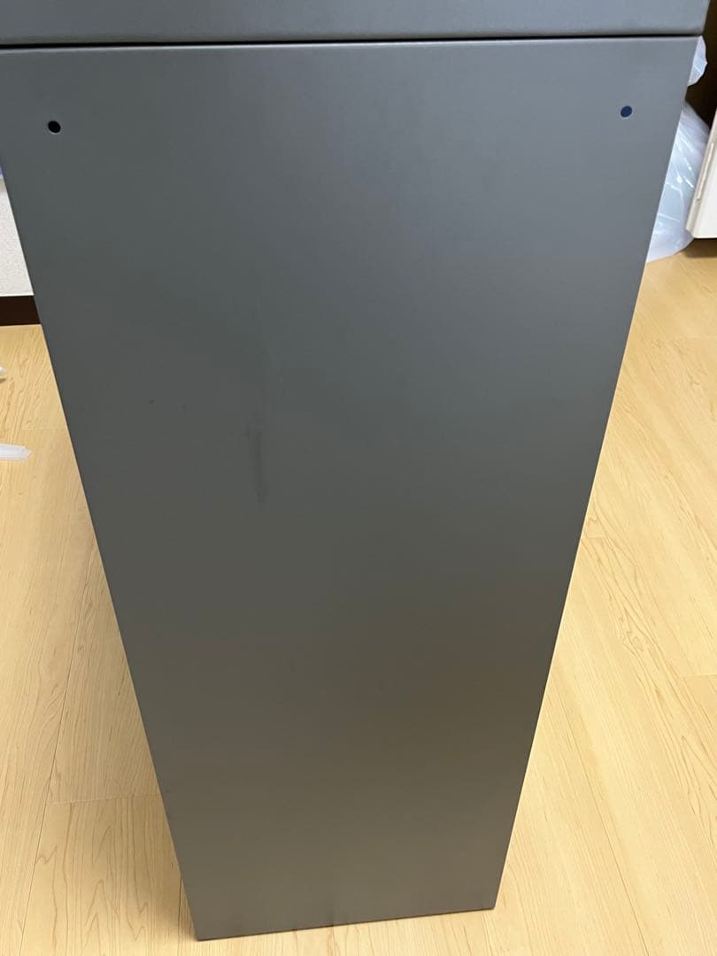 【値下げ不可】IKEA イーヴァル　ivar グレー　扉付　メッシュ