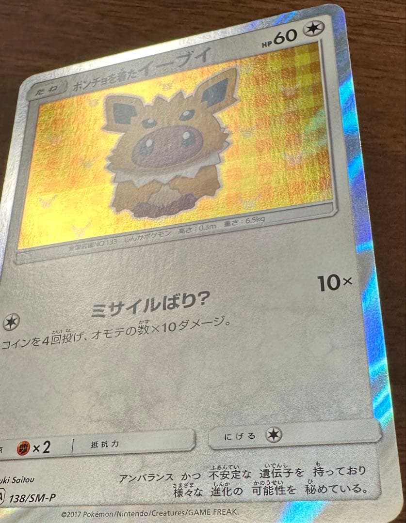 ポンチョを着たイーブイ(サンダース)