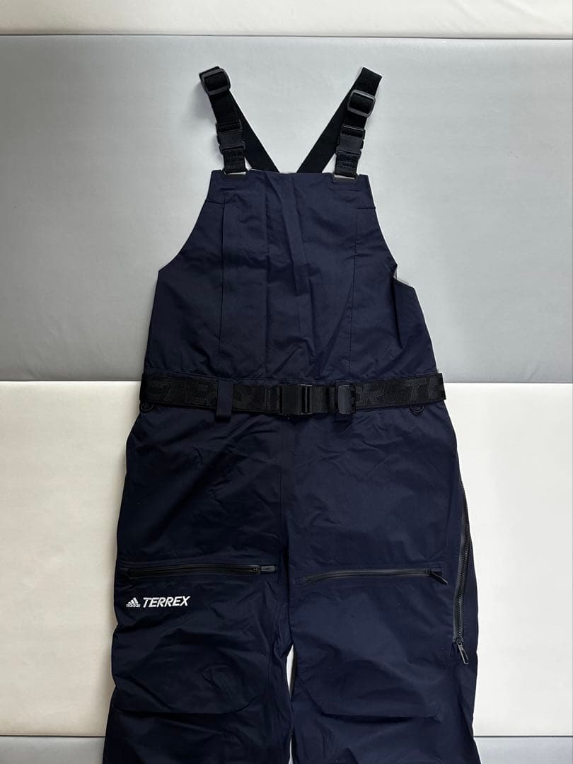 【美品】　アディダス　ゴアテックス　ビブパンツ　スキー　スノーボードウェア　L