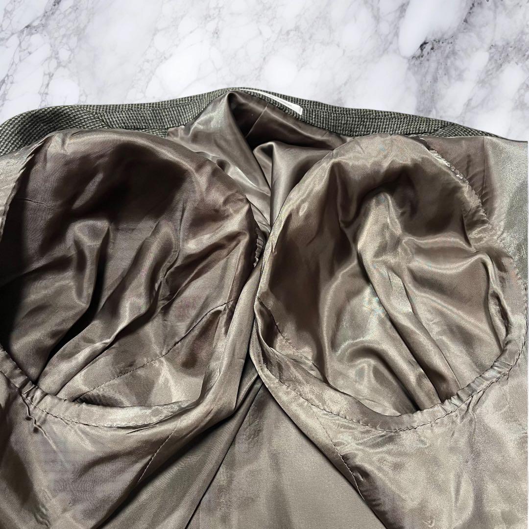 大きいサイズ パパス マーリング＆エヴァンス セットアップ スーツ 千鳥格子 L