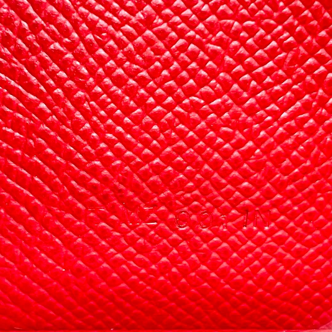 極美品　T刻印　エルメス ベアンスフレ 長財布 エプソン レザー ローズ