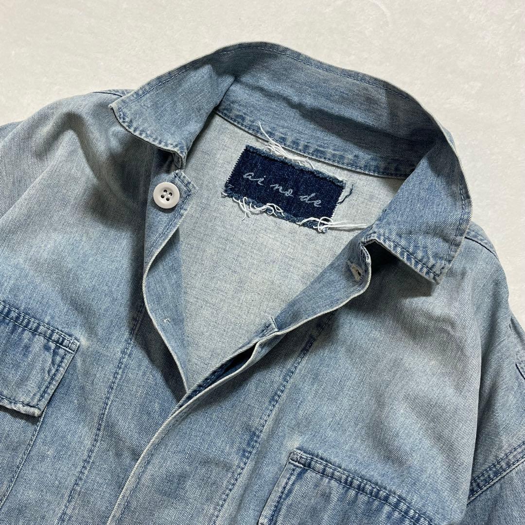 ai no de デニム ジャケット カバーオール M