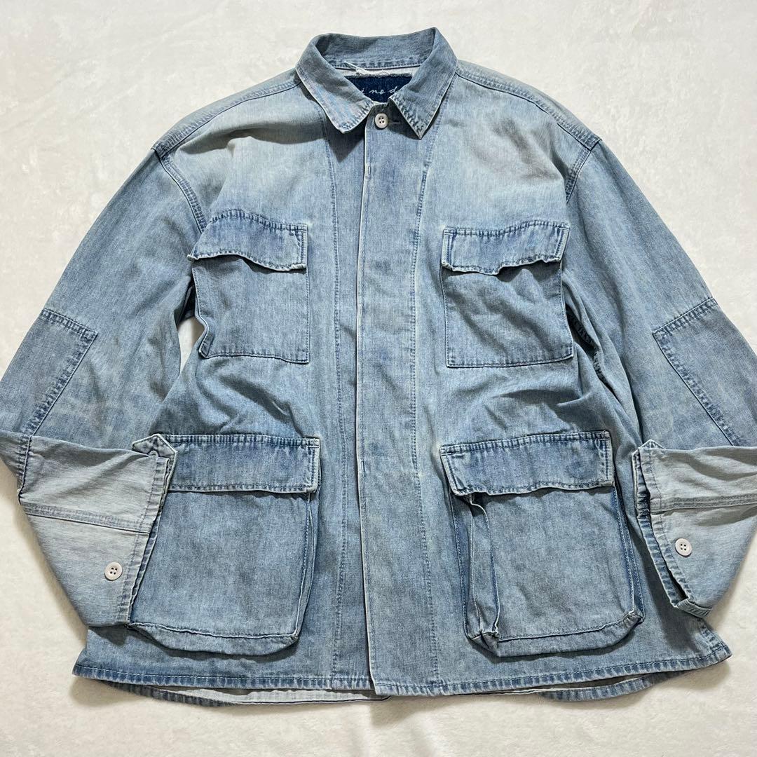 ai no de デニム ジャケット カバーオール M