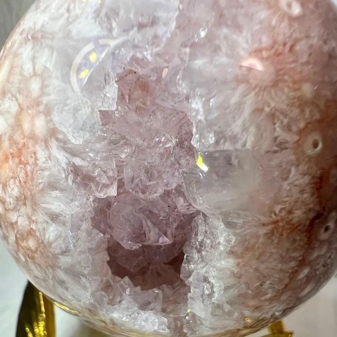 B、ピンクアメジスト⭐️赤＆ピンク系⭐️桜瑪瑙⭐️花瑪瑙⭐️スフィア⭐️天然石⭐️ザクザク