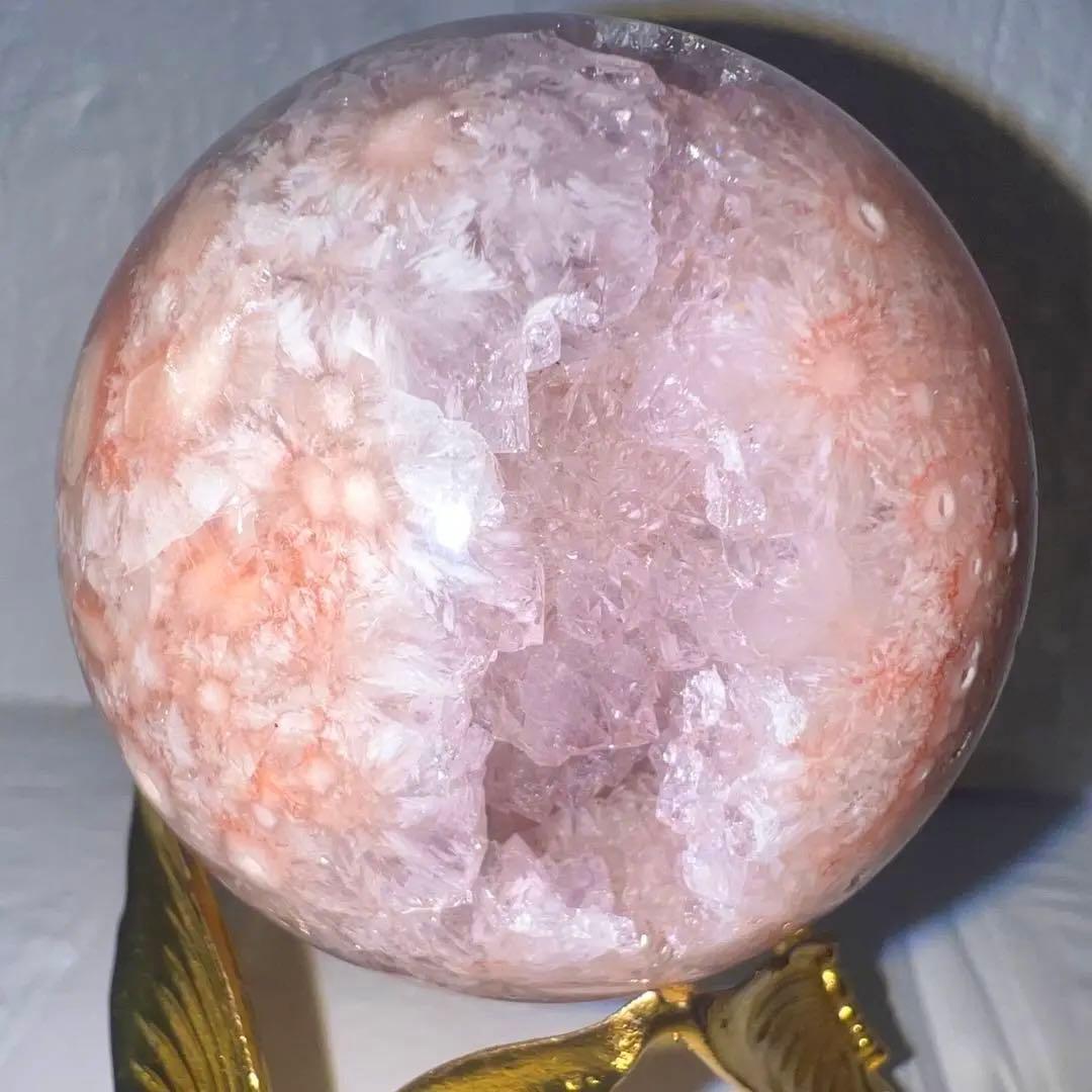 B、ピンクアメジスト⭐️赤＆ピンク系⭐️桜瑪瑙⭐️花瑪瑙⭐️スフィア⭐️天然石⭐️ザクザク