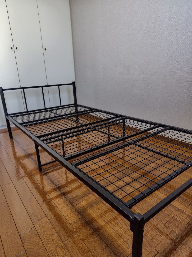 【ニトリ】シングルパイプベッド バジーナF3 ブラック