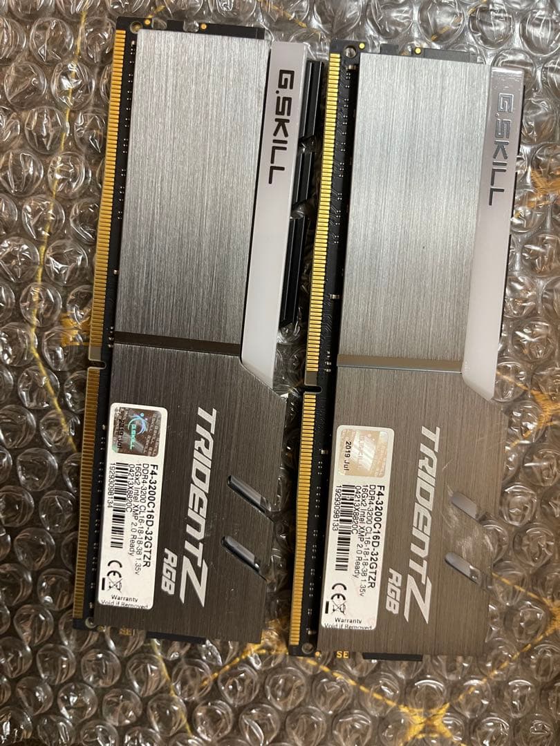 G.SKILLTRIDENT Z RGBDDR416GB X 2枚3200ghz