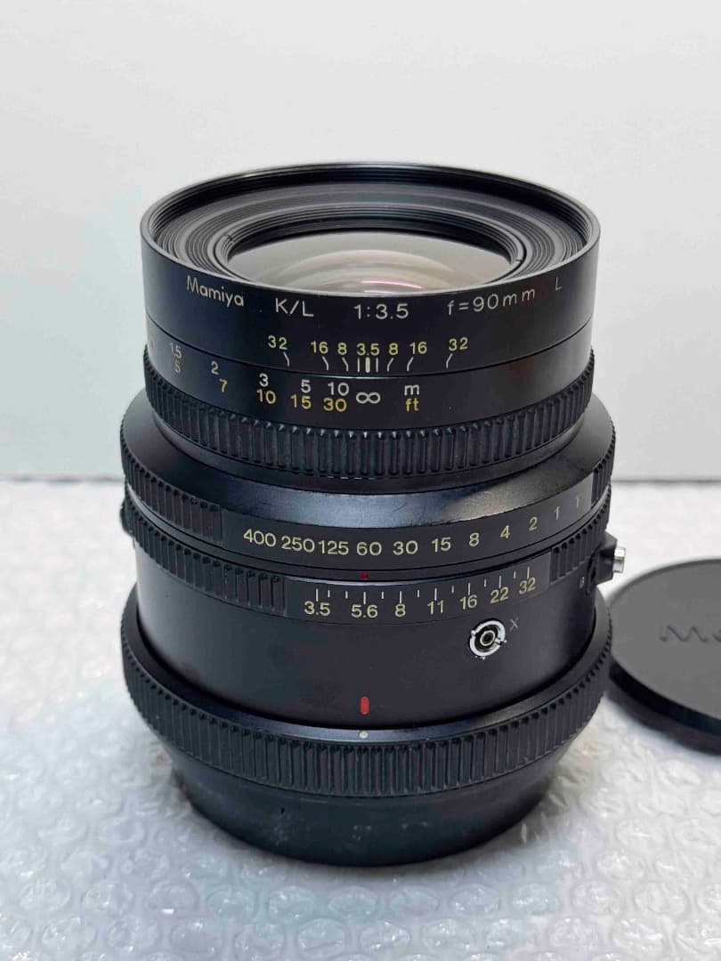 Mamiya K/L 90mm f3.5 内部小カビ？汚れ？あり