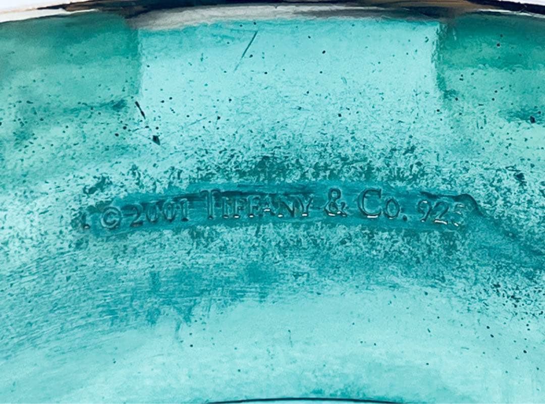 h575 ティファニー　1837 ワイド　カフ　バングル　シルバー　925