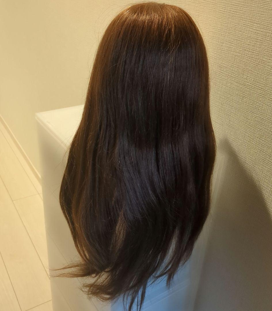 アップウィッグ　人毛　美容師