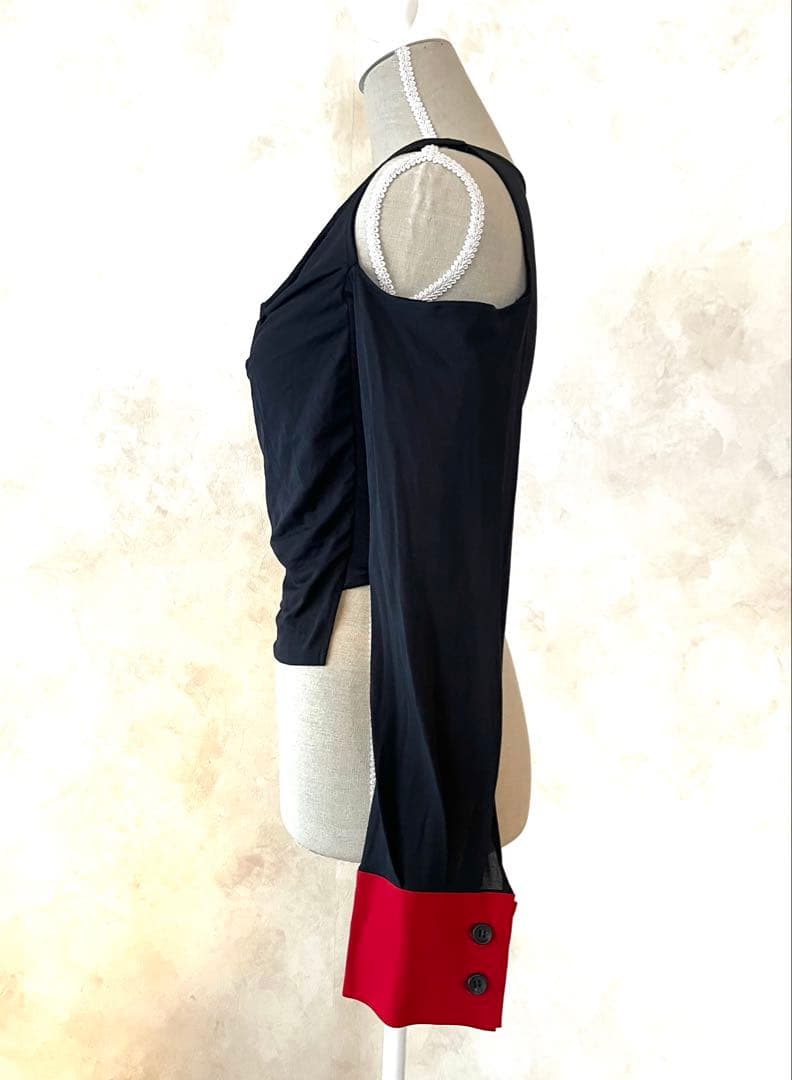 ヴィンテージ Yohji Yamamoto ストレッチトップス　カフス付　新品