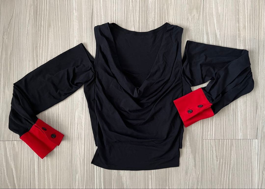 ヴィンテージ Yohji Yamamoto ストレッチトップス　カフス付　新品