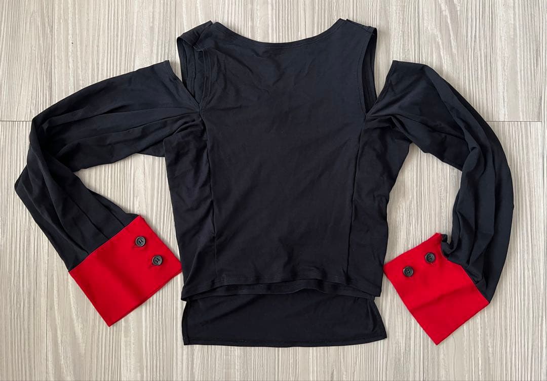 ヴィンテージ Yohji Yamamoto ストレッチトップス　カフス付　新品