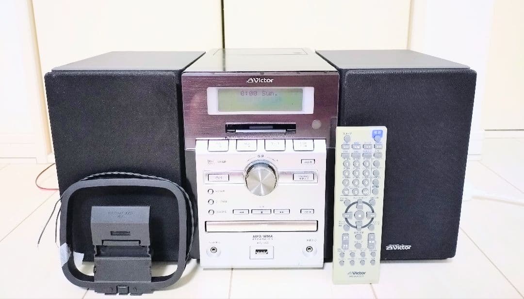 VICTOR CA-UXZ2-B CD MD カセットテープ　コンポ　ビクター