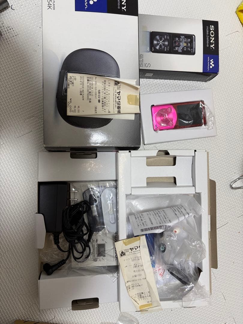 Sony NW-S754 ピンク ウォークマン,スピーカーの付属品