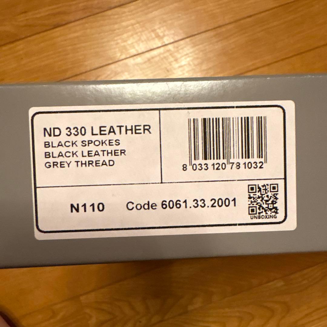 正規品 NARDI classic ブラックレザー/ブラックスポーク 33φ