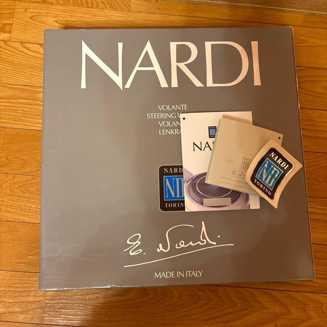 正規品 NARDI classic ブラックレザー/ブラックスポーク 33φ