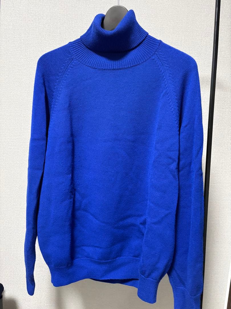 【Batoner】タートルネックセーター サイズ3 青