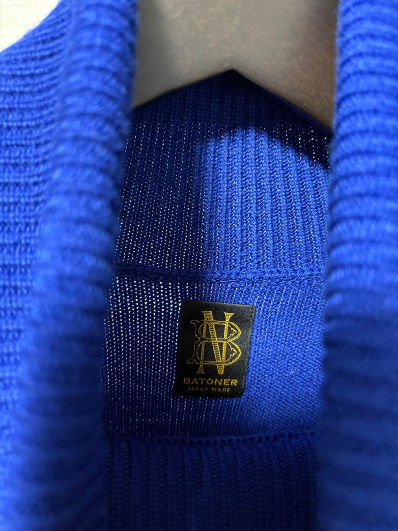 【Batoner】タートルネックセーター サイズ3 青
