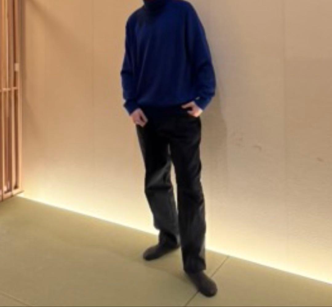 【Batoner】タートルネックセーター サイズ3 青