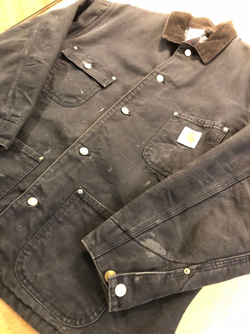 Carhartt ブラックチョアコート　古着